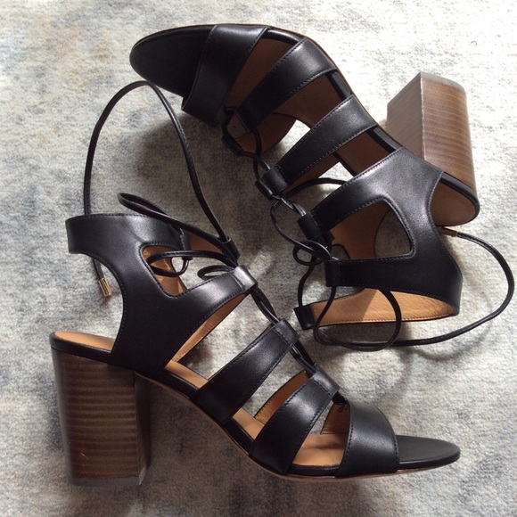 NEW IN BOX Coach Larissa sandal heel black Sz 7.5 - Picture 4 of 6